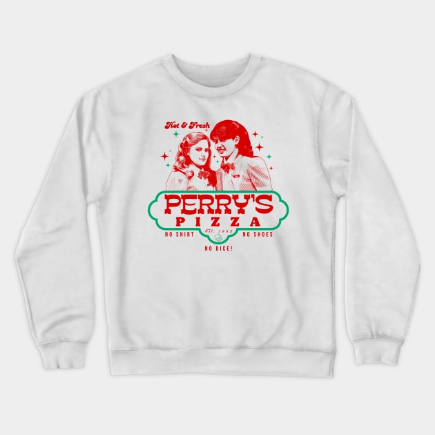 Perry's - No Shirt. No Shoes. No Dice! Crewneck Sweatshirt by darklordpug